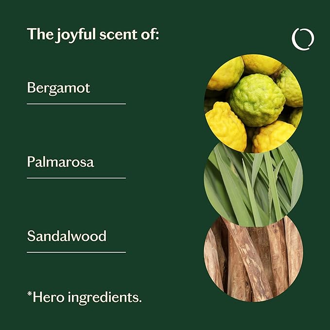 LIVEDROPS 24/7 Good Essential Oil Blend - Bergamot, Palmarosa & Sandalwood – Natural Aromatherapy for Positivity & Focus – Crafted in France by Perfumers – Skin-Safe & Diffuser Compatible