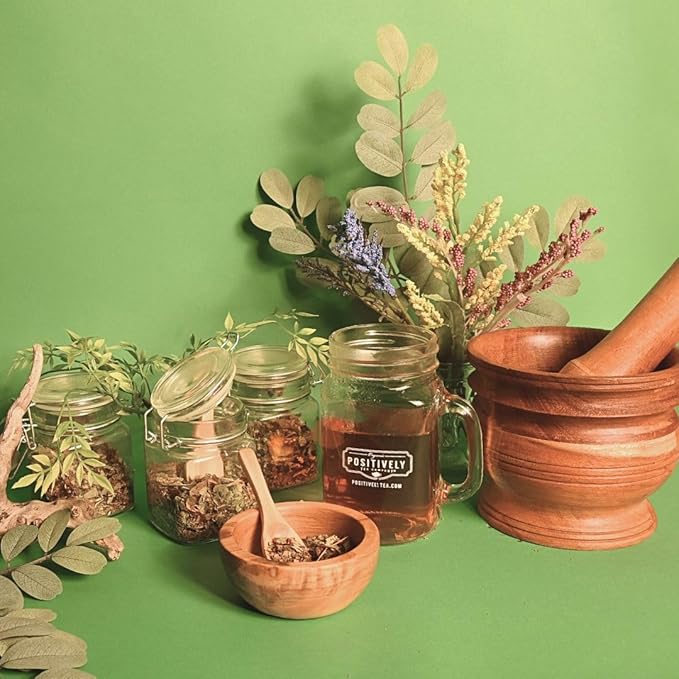 Organic Positively Tea Company, Herbal Detox Tea Bags, 20 Count