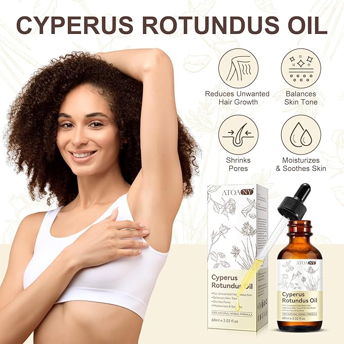 Collagen Face Mask & Cyperus Rotundus Oil for Hair Removal