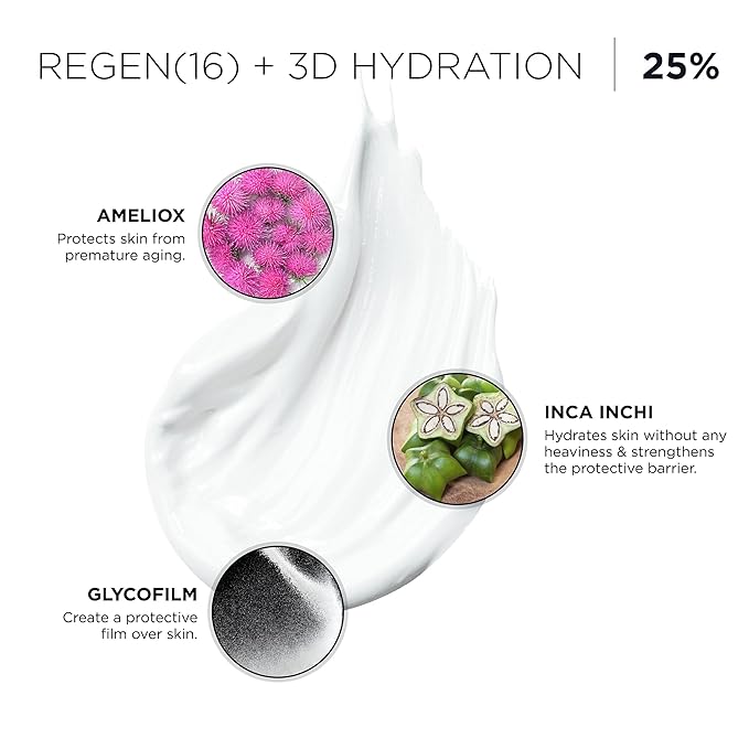 IDC Dermo Express Multi-Action 16-In-1 Anti Aging & Antioxidant Cream - 1,7 fl oz - Anti Aging Face, Eyes & Neck Cream Moisturizer for Wrinkles - Vegan Antiaging Moisturizer Cream for Men & Women