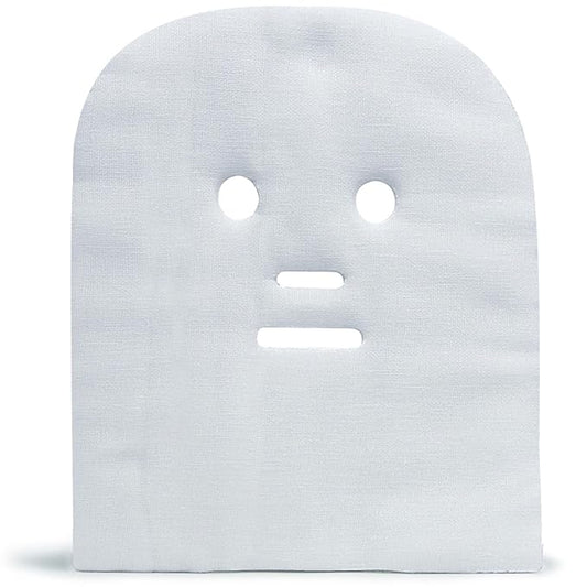 APPEARUS Pre-Cut Gauze Facial Masks – 100% Cotton, Breathable & Soft – Ideal for High Frequency, Mud, Clay, and Paraffin Treatments – Spa & Esthetician Use – 100 Count (DM101)