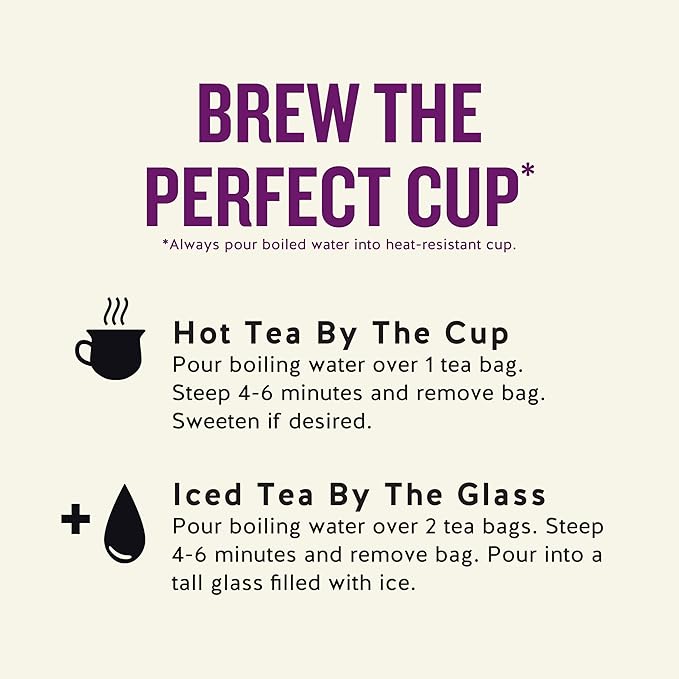 Celestial Seasonings Wild Berry Zinger Herbal Tea, Caffeine Free, 20 Tea Bags Box