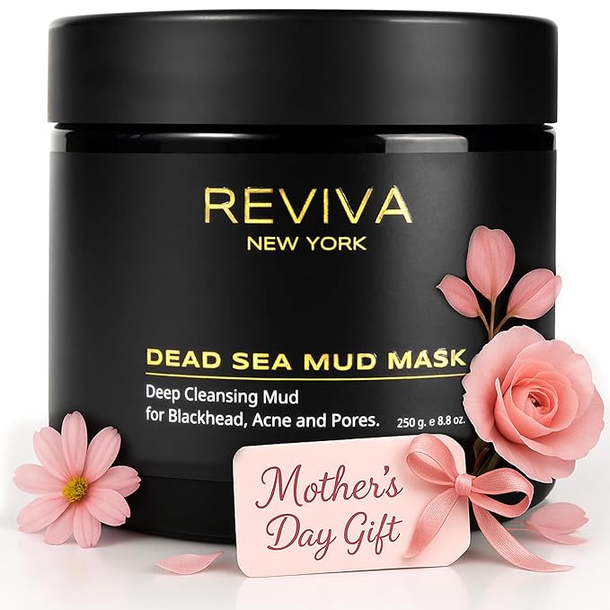 Dead Sea Mud Mask for Face and Body - Clay Mask for Blackhead Remover, Acne Treatment and Pore Minimizer - Organic Clay Mask for Men & Women - Deep Cleansing Recovery Mud Mask for Skincare