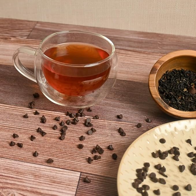 Organic Positively Tea Company, Mint Chocolate Chip, Black Tea, Loose Leaf, 4 Ounce