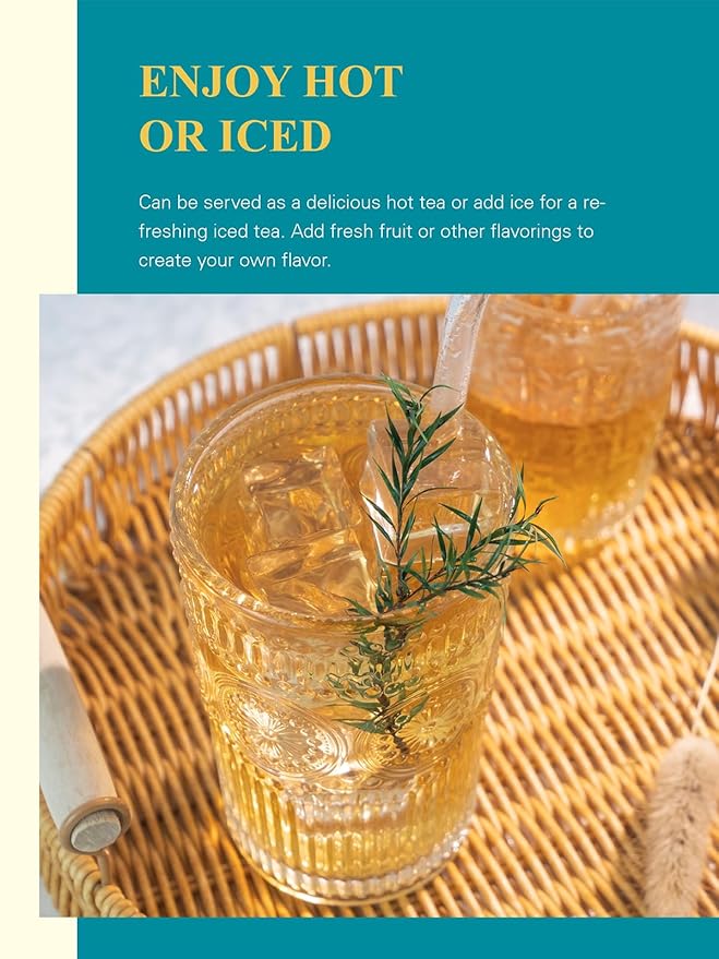 GLDNT Organic White Tea Bags, Natural Premium Organic White Tea, Mellow & Delicate Taste, Caffeinated, 100 Count