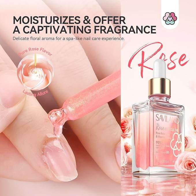 Saviland Blooming Gel and Cuticle Oil Vitamin E