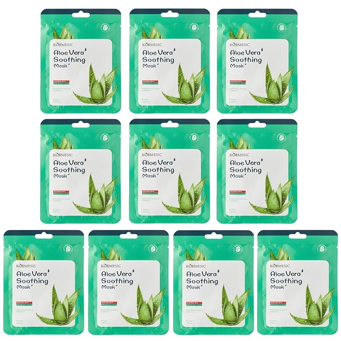 Facial mask Moisturizing face Mask - 10 Sheets, Deep Hydration, Improves Dry Skin, Sheet Mask, skincare for All Skin Types