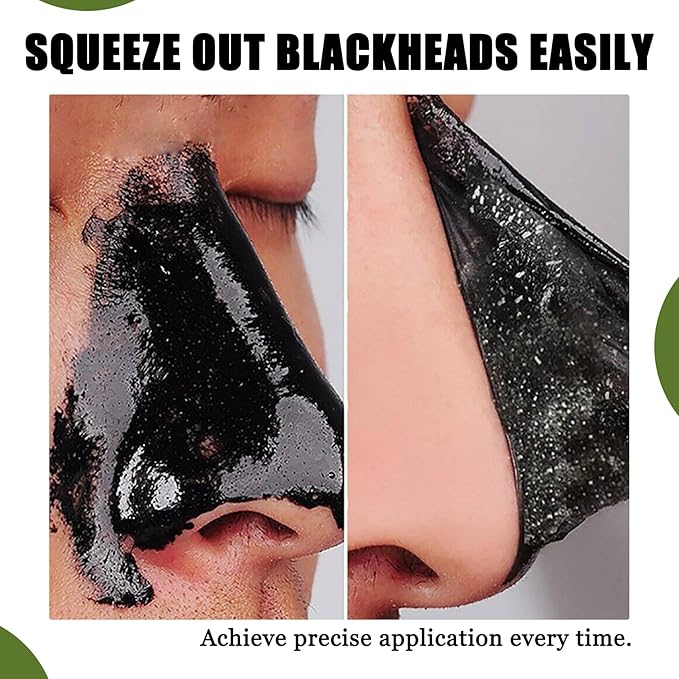 Charcoal Blackhead Remover Mask and 5 Pcs Blackhead Nose Strips,Gentle Nose Patches for Black Heads,Efficient Skincare Peel off Face Mask,Deep Cleansing Black Head Mask Set for All Skin Types