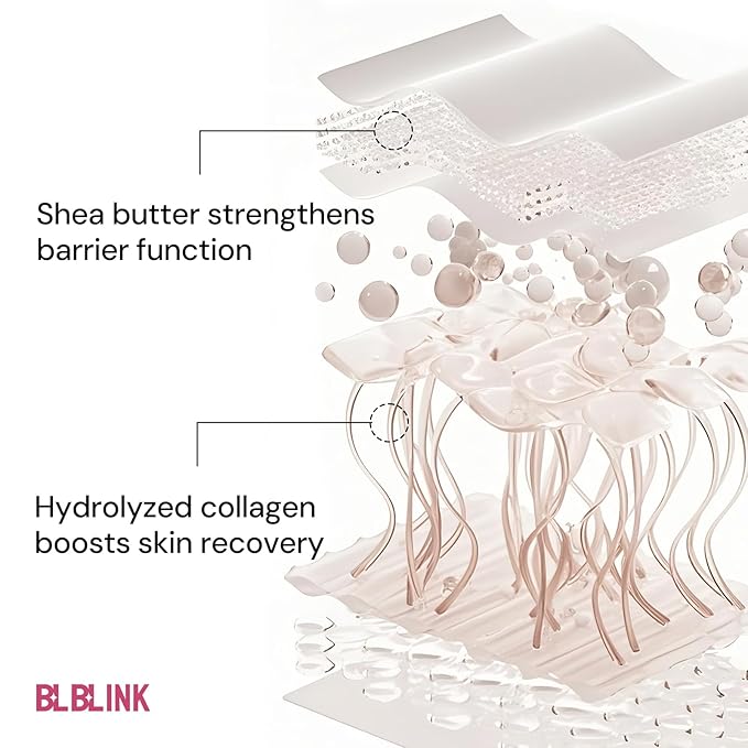 Hydrogel Collagen Face Mask 34g x5 Sheets– 8D Hyaluronic Acid + SYNE-AKE Peptide, Anti-Aging Jelly Sheet for Deep Hydration, Pore Tightening, Sensitive Skin Safe, 1 Mask = 1 Ampoule