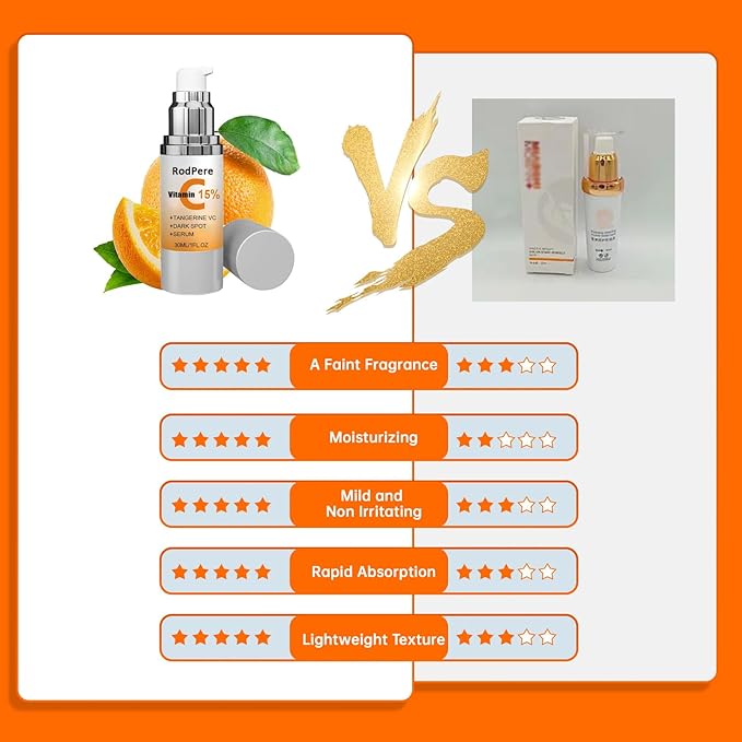 Vitamin Super C Serum For Women Over 70, Anti Wrinkle Vitamin C Retinol Serum For Mature Skin, Dark Spot, Age Spot, Fine Lines, 2 PCS.