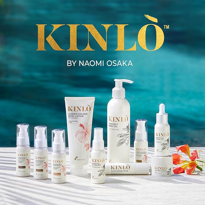 Kinlo Hydrating Golden Mist, 1 fl oz | Face Mist with Coconut Water, Aloe, Witch Hazel, Calendula | Facial Spray Mist Hydrating Toner Mist | Black Owned Skincare 1 fl oz
