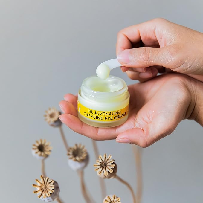 Doppeltree Caffeine Under Eye Cream Anti Aging Men and Women, for Wrinkles, Puffy Eyes and Dark Circles - Brightening & Firming, Minimize Bags, Puffiness and Fine Lines