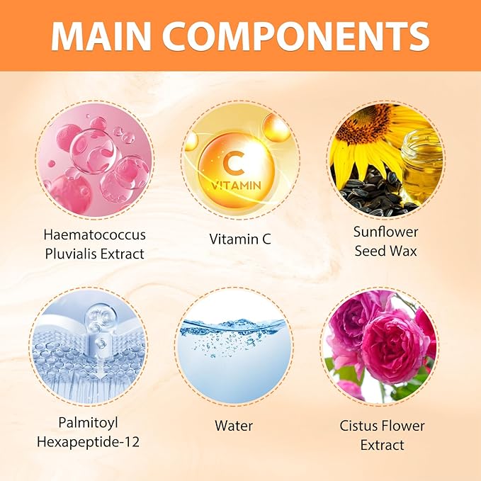 Revive Glow Vitamin C Eye Balm, Hydrating Eye Cream,Improve Dark Circles,Brightens Skin Tone,Reduces Puffiness(2PCS)