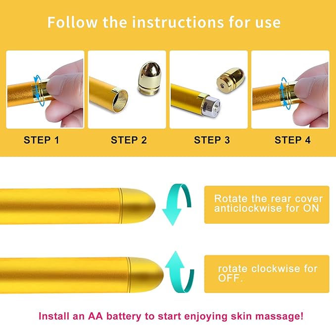 Face Massager Electric Skin Care Tool, 24k Golden T Shape Beauty Bar & 3D Roller Massager, Vibration Facial Lifting and Body Treatment Tool Kit, Reduce Puffiness Improve Wrinkles Anti Aging Device