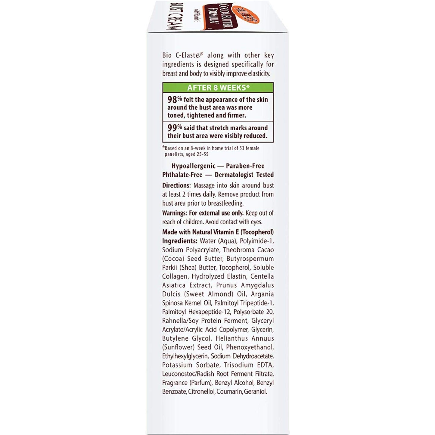 Palmer's Cocoa Butter Formula Bust Cream 4.40 oz (Pack of 6)