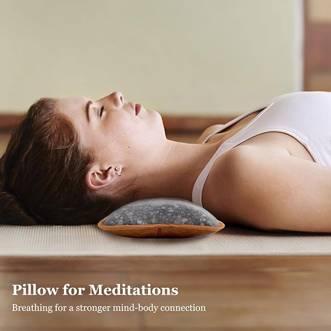 Jade Eye Mask &Crystal Energy Pillow Infused-Healing Crystal Pillows for Sleeping Nurtures Body,Mind,and Spirit,Comfortable &Breathable,Pillows for Side,Back Sleepers Massag