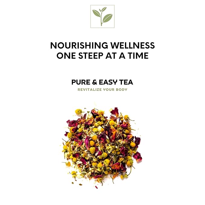 Pure And Easy Tea, Stardom, Natural Energy & Stamina Tea, Organic Coffee Alternative with 180mg Caffeine, 100% Natural Herbal Blend, 30 Biodegradable Tea Bags