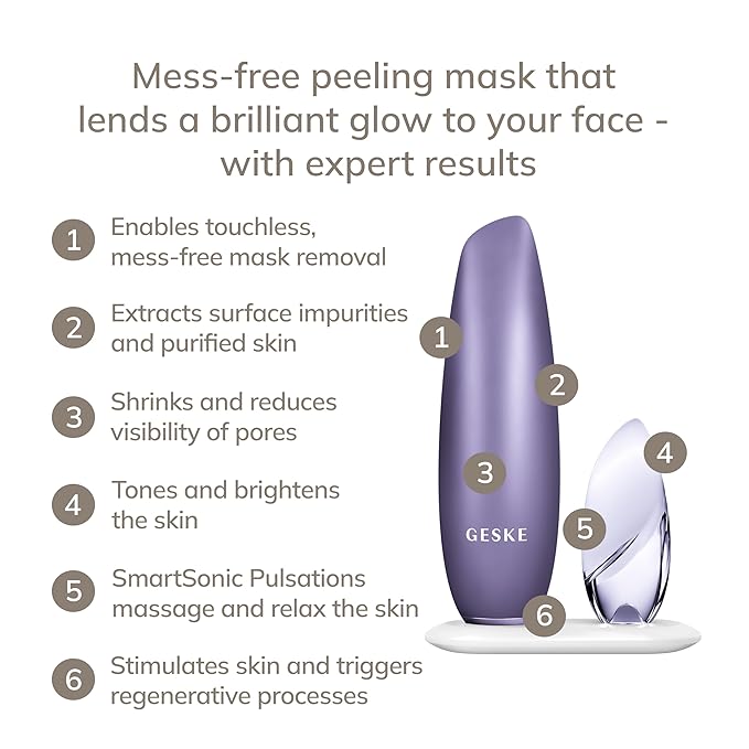 SmartAppGuided™ Touchless Magnetic Peeling Mask 5 in 1 | Magnetic Face Mask | Removes Impurities | Facemask | Pore Cleansing | Skincare for All Genders | Best of Face Masks | Clean Skin Glow