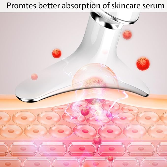 Face Sculpting Tool, Neck and Face Massager, Portable 3 in 1 Facial Device for Daily Skin Care, White