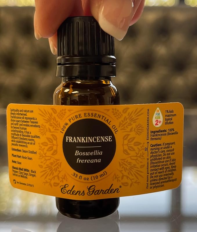 Edens Garden Frankincense- Frereana Essential Oil- 100% Pure Premium Grade, Undiluted, Natural, Therapeutic, Aromatherapy, The Best for Diffuser, Skin, Face, Hair 10 ml (.33 fl oz)
