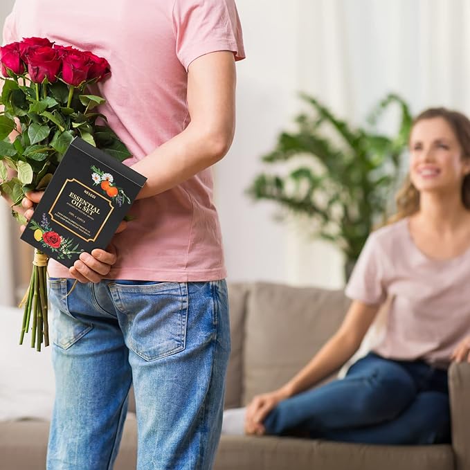 Essential Oil Gift Set -Perfect for Diffuser,Humidifier,Candle Making (18 * 5ML)