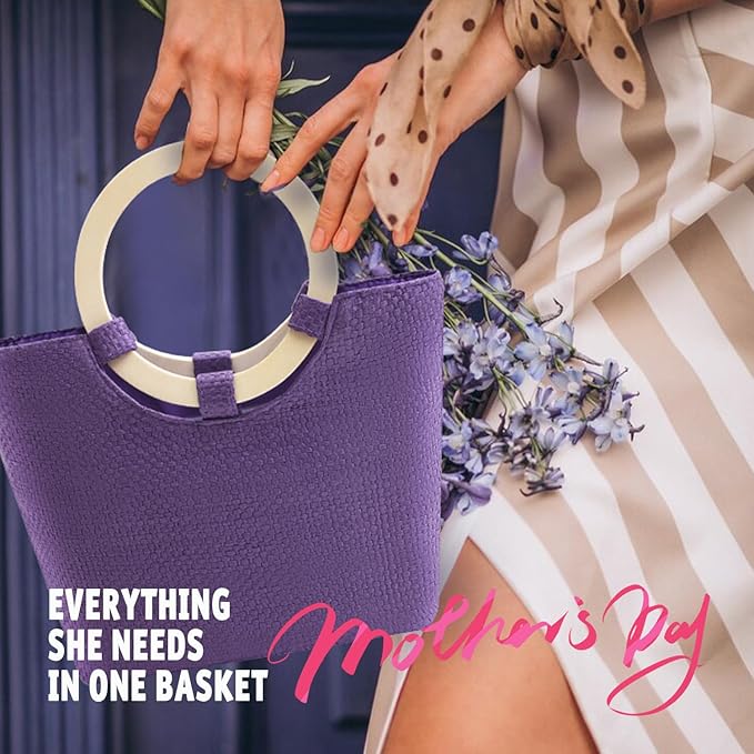 Spa Luxetique Gift Baskets for Women, Mothers Day Gifts for Mom, 11pcs Lavender Sets, Relaxing Bath Sets for Women