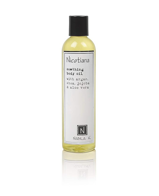 Nicotiana (Tobacco Flower Scent) Body Oil, 9 oz Moisturize & Nourish with Argan & Coconut Oil - Vitamin C Enriched - Naturally Derived, Vegan-Friendly