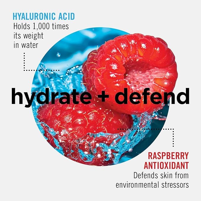 Avon Anew Hydra Fusion De-Puffing Eye Serum with Hyaluronic Acid, Caffeine & Raspberry Antioxidants, Cooling Ceramic Tip, Vegan & Fragrance-Free, 0.5 fl oz