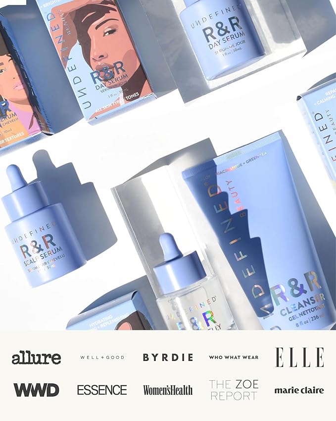 Undefined Beauty R&R Scalp Serum – Revitalizing & Strengthening Hair Treatment with Peptides, Rosemary, Ashwagandha & Niacinamide