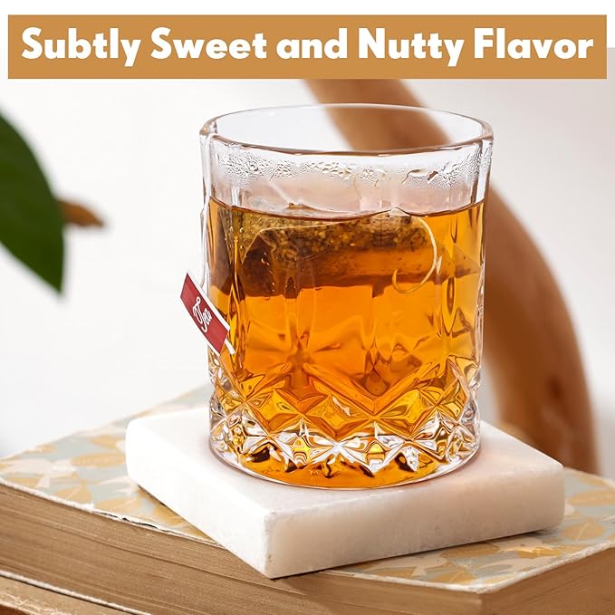 Besway Dandelion Root Tea Bag 100 counts, 2.5g/Bag Premium Roasted Dandelion Root Caffeine-Free, Detox Herbal Tea for Digestion & Immune Support 100% Natural, Non-GMO, Product of China