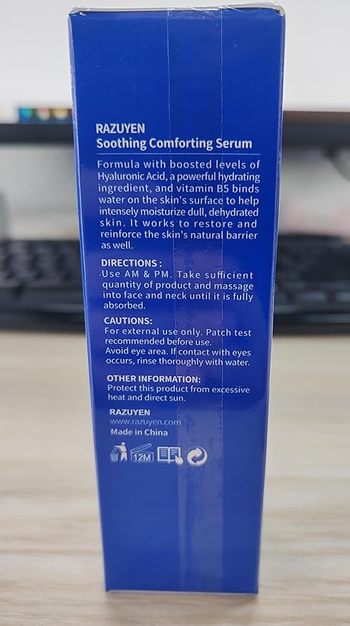 Soothing Collagen Serum for Face, Repair And Moisturize Skin, Anti Aging Face Serum for Women With Panthenol, Gentiana Scabra Root Extract, 1.01 FL OZ