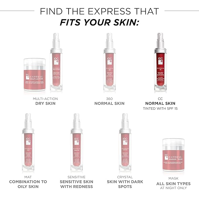 IDC Dermo Express Tinted CC SPF 15 with REGEN(16) Anti-Aging Technology | Daily Moisturizing Cream for Face, Eyes, & Neck | Hydrates & Nourishes Skin, Reduces Wrinkles, Improves Firmness | 1.0 fl oz