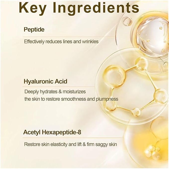 Bo-tox Bee Venom Cream for Lifting & Firming Saggy Face/Neck/Eyes, Wrinkle & Fine Lines & Eye Bag Removal, Restoring Elasticity & Deeply Moisturizing, Natural Bee Venom Serum for All Skin Types, 20 G