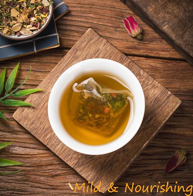 Premium Liver Detox Tea,30 Tea Bags /5.3 Oz, Nourishing Liver with 18 Natural Herb Ingredients, Traditional Chinese Liver Cleanse Tea, for Liver Detox & Liver Protection Hebal Chinese Tea 排毒茶.