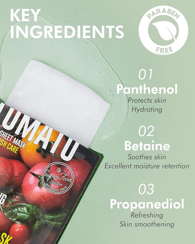 DERMAL Superfood Daily Fresh Care Assorted Sheet Mask Mega 10 Pack- Facial Sheet Mask for Glowing Refreshing Skin - Moisturizing Sheet Masks for All Skin Types' Face Enriched with Natural Ingredients