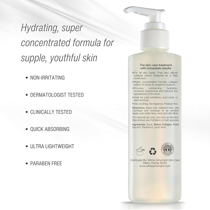 Collagen Hydrating Serum, Face Serum, Collagen for Women, 8 oz