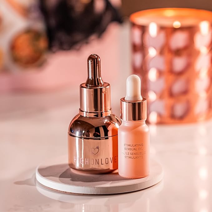 HIGHONLOVE O Oil, All Natural Hemp Oil, Personal Moisturizer for Women (10 ml)