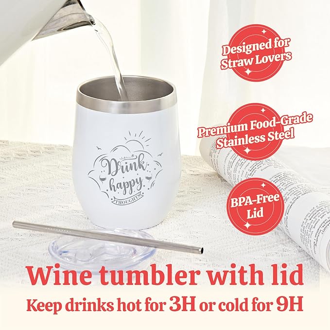 Gifts for Women Bath & Body Rose Spa Gift Sets for Birthday, 8 Pcs Gift for Women, Self Care Kit for Tumbler, Eye Mask, Mothers Day Gifts