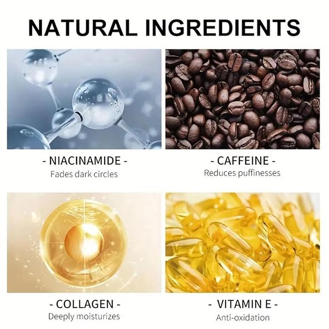 Eye Cream for Women, Multivitamin Eye Cream Under Eye Cream for Dark Circles Anti Aging and Wrinkle Deeply Moisturizing Reduces Bags Puffiness Face Tightening Eye Lift 1.7oz