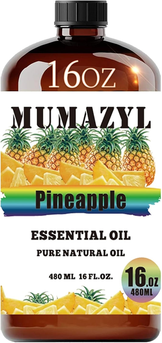 Pineapple Essential Oil, Pineapple Oil 16 Fl Oz 480ML for Diffuser Humidifier Yoga Cleaning DIY Candle Soap Making Essential Oils
