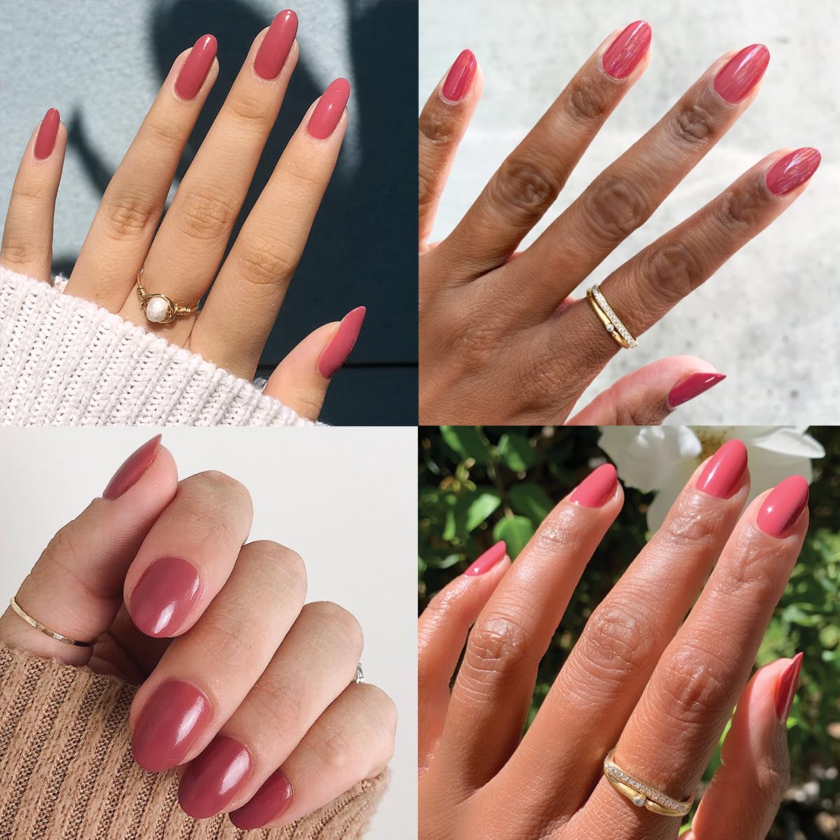 Olive & June Long Lasting Nail Polish | Plump Gel-Like Finish No Lamp Needed | Lasts up to 10 days | Salon-Quality Color at Home | 15-Free Vegan Cruelty-Free Chip-Resistant Shine | LD Rosy Neutral