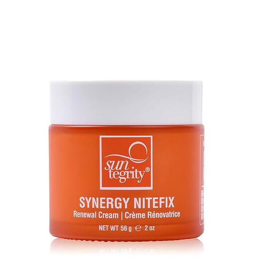 Suntegrity Synergy NiteFix - Renewal Cream, 2oz - use at night and wake up with Wow! skin.