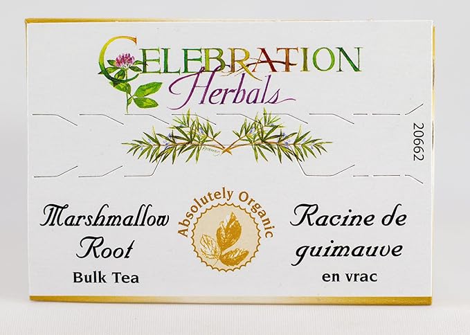 Celebration Herbals Organic Marshmallow Root Bulk Tea Caffeine Free -- 1.76 oz
