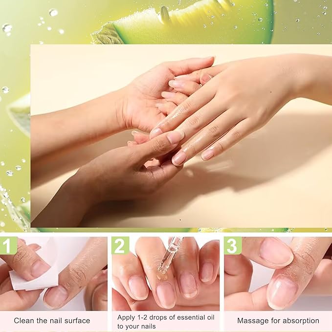 Honey Joy Cuticle Oil for Nails – Nail Oil Cuticle for Nail Care, Cuticle Nail Oil for Growth and Strength, Cuticle Oil for Nails, 0.5 fl. oz (Hami Melon)