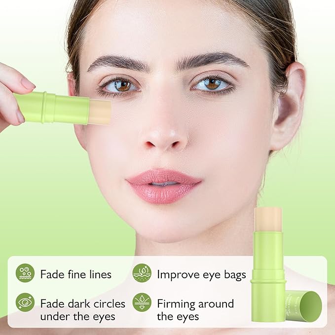 Retinol Eye Stick Retinol Eye Cream Brightening Eye Balm Reduces Fine Lines and Dark Circles Visible Results Anti-Wrinkle Hydrating Eye Stick in 3-4 Weeks