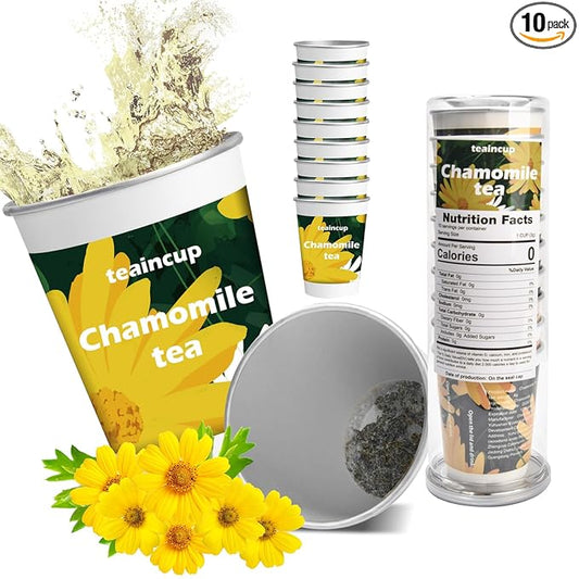 Xaninp Tea Gift K Cups Tea Sampler - 10 Count Variety Pack for English Breakfast, Green, Herbal, Decaffeinated Teas - Gift for Tea Lovers, Women, Men, Friends, and Family