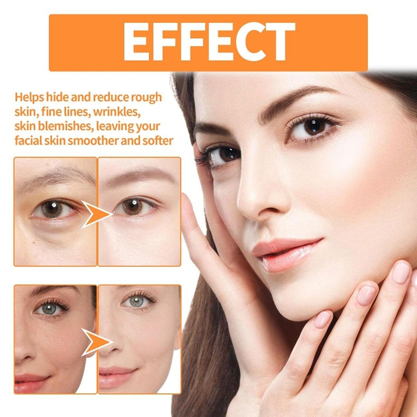 Mineral Sunscreen Setting Powder, Mineral Brush Setting Face Powder Makeup SPF 35 PA Oil Control Natural Matte Finish, Lightweight Breathable Concealer Brush Powder (Translucet, 8g)