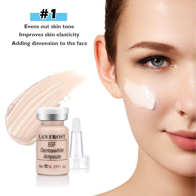 BB Pigment Serum Starter Kit Hyaluronic Acid Essence Foundation BB Facial Glow Skin Care Kit 0.27oz 12 Vials, Combined With Niacinamide and Peptides To Brighten Skin Tone Anti-Aging Foundation #1
