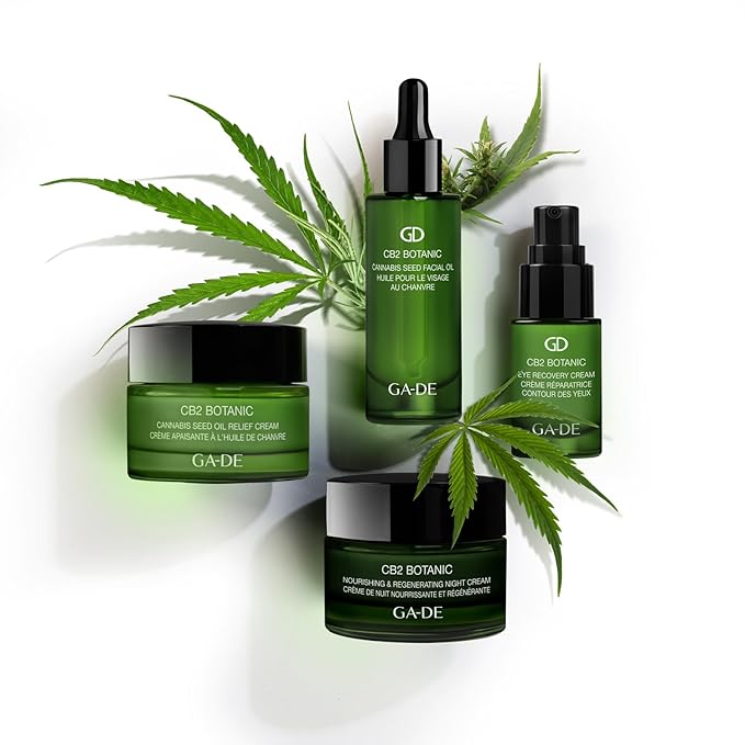 GA-DE CB2 Botanic Eye Recovery Cream - Niacinamide Enriched Eye Cream - Anti Aging, Effective For Puffiness and Bags Under Eyes - 0.5 oz