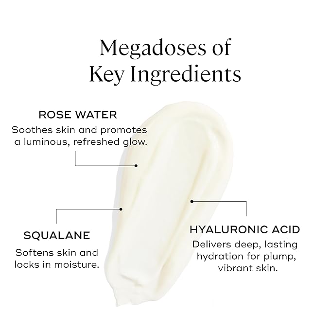 EVER Wonder Hydrating and Soothing Mask - Collagen Face Mask, Anti-Aging Face Mask for Sensitive Skin, Rose Water, Hyaluronic acid & Squalane Rich Hydrating Face Masks, 1.7 fl oz